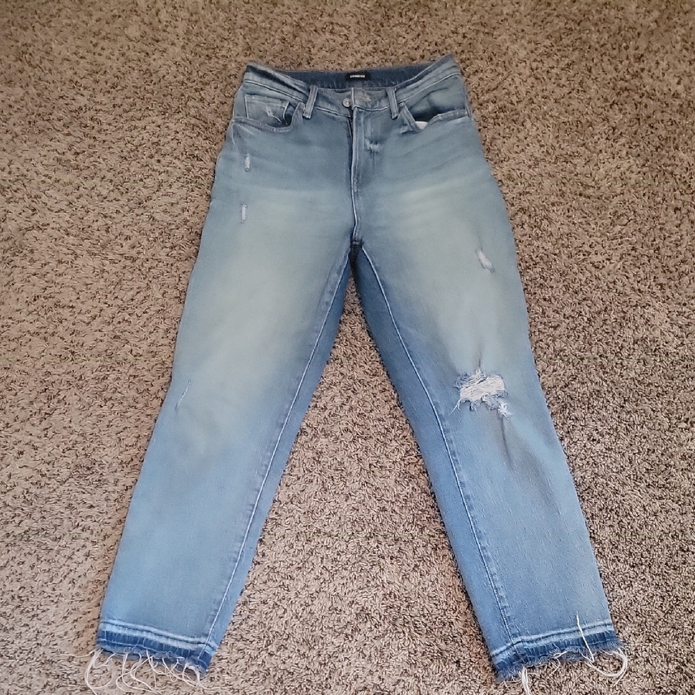 EXPRESS Straight Ankle High Rise